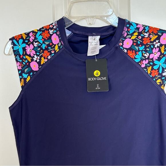 Body Glove Indigo Exhale Rashguard Swim Top Shirt Size Medium - Picture 3 of 7